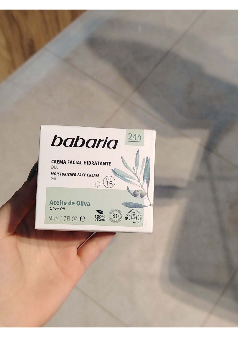 Moisturizing Face Cream - Olive Oil (24h)