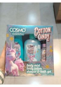 Cotton Candy Gift Set (Body Mist + Body Lotion + Shower & Bath Gel)